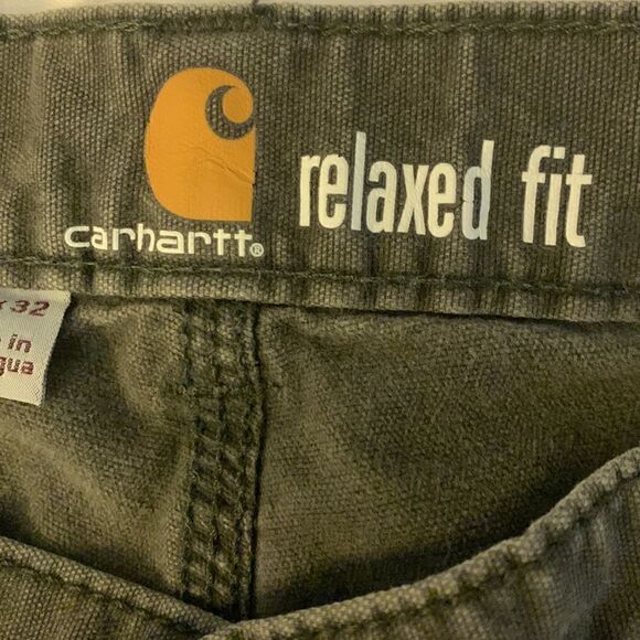 CARHARTT, relaxed fit, men’s 38x32, good broken in condition, cotton/spandex - Picture 2 of 10